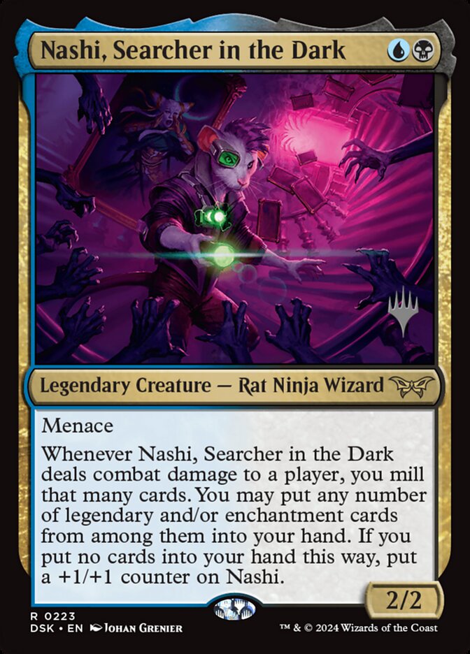 Nashi, Searcher in the Dark (223p) - Duskmourn: House of Horror Promos (PDSK)