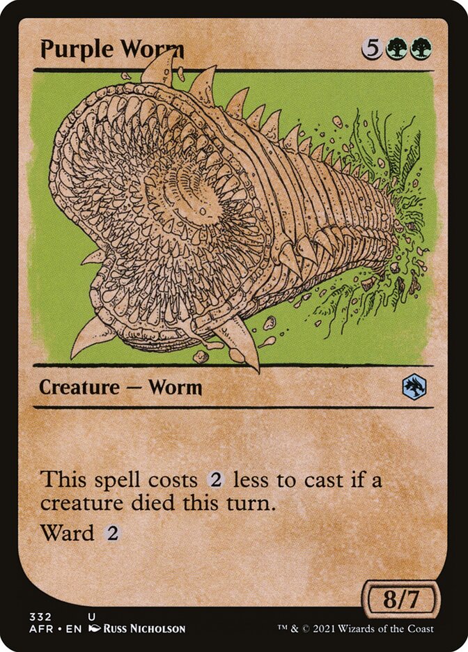 Purple Worm (332) - Adventures in the Forgotten Realms (AFR)
