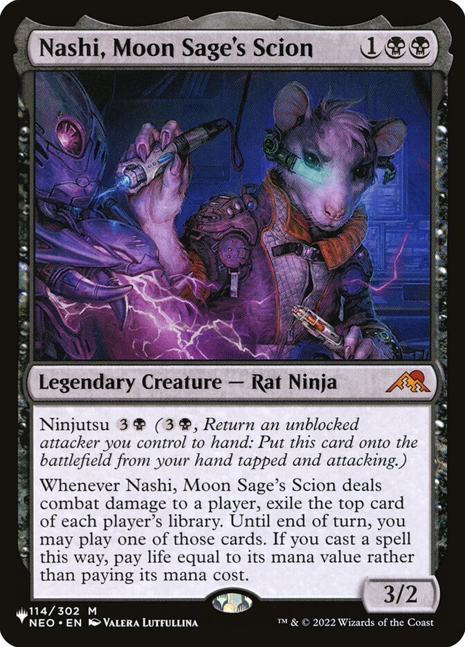Nashi, Moon Sage's Scion (NEO-114) - The List (PLST)