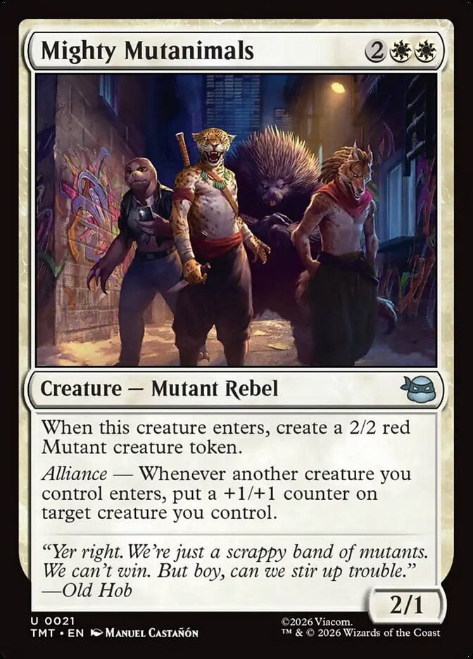 Mighty Mutanimals (21) - Teenage Mutant Ninja Turtles (TMT)