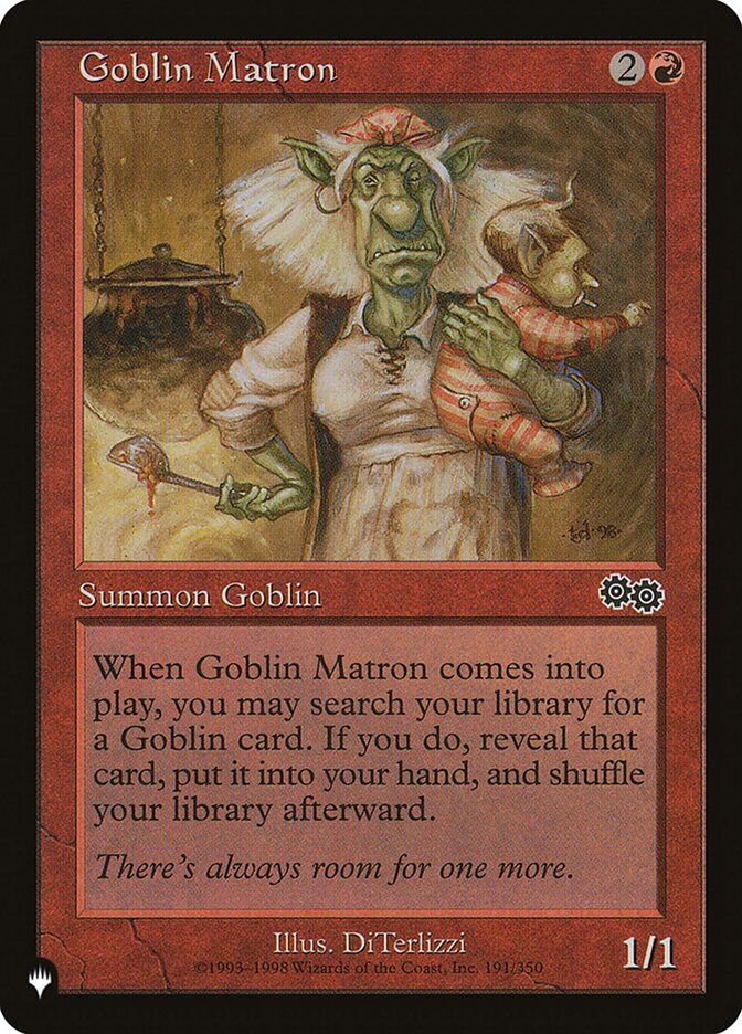 Goblin Matron (USG-191) - The List (PLST)