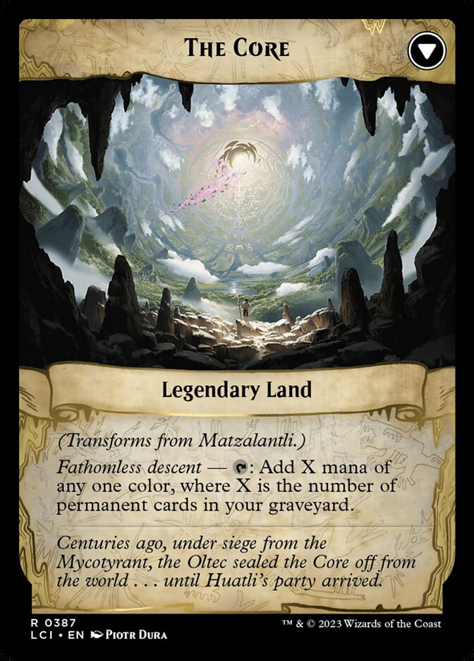 Matzalantli, the Great Door // The Core (387) - The Lost Caverns of Ixalan (LCI)