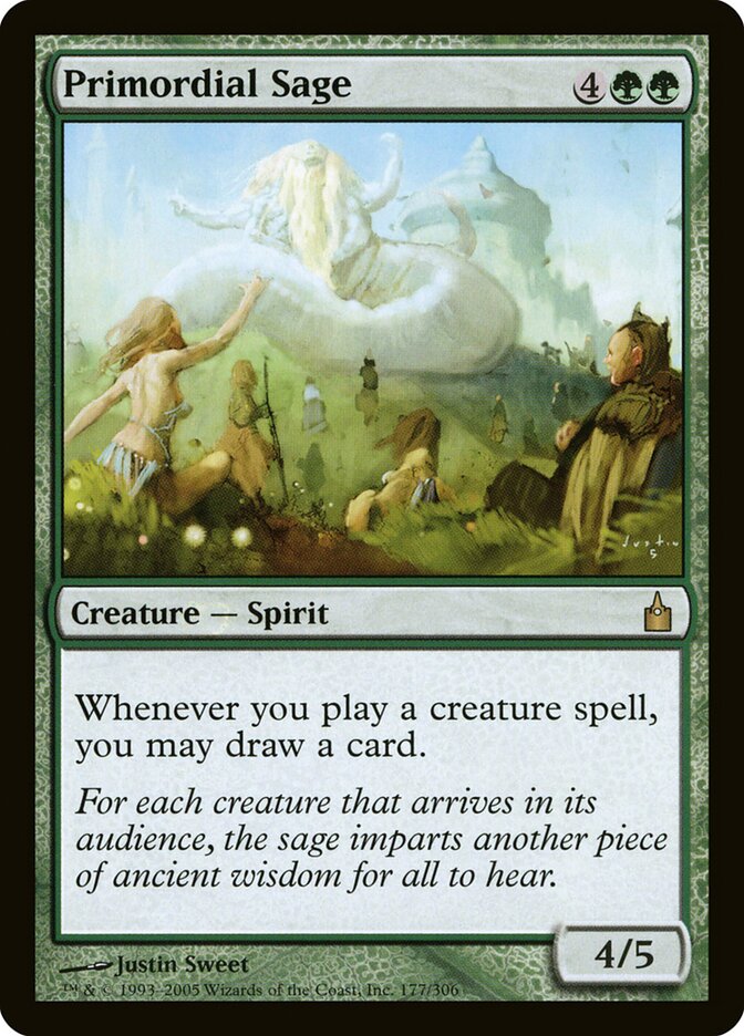 Primordial Sage (177) - Ravnica: City of Guilds (RAV)