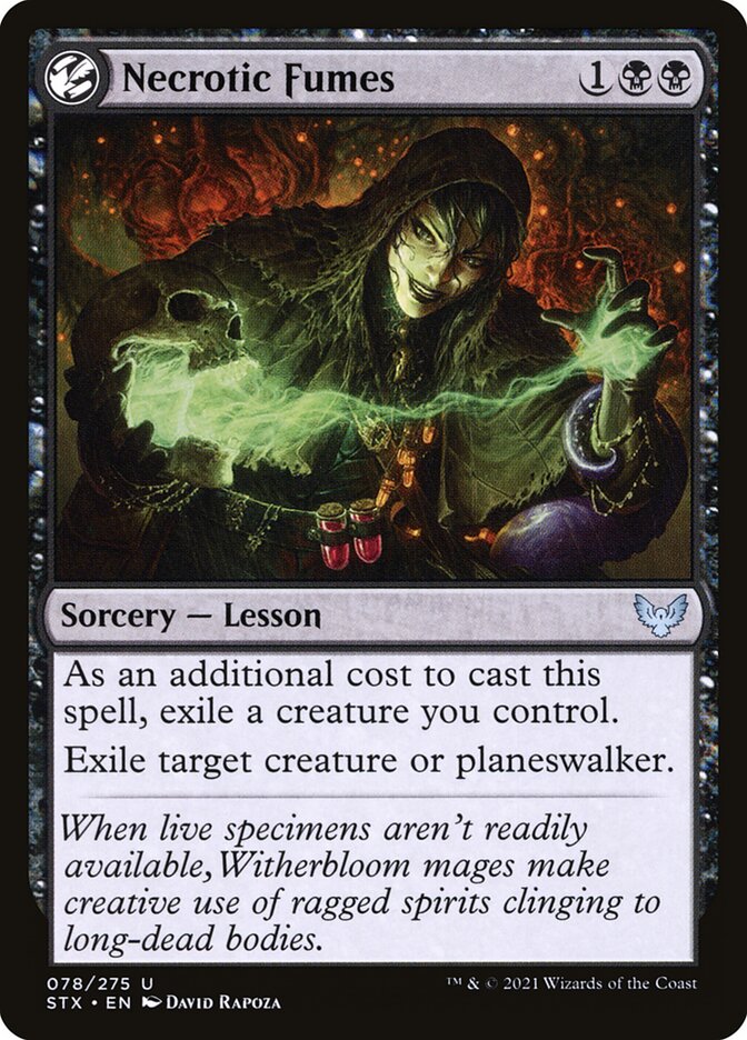 Necrotic Fumes (78) - Strixhaven: School of Mages (STX)