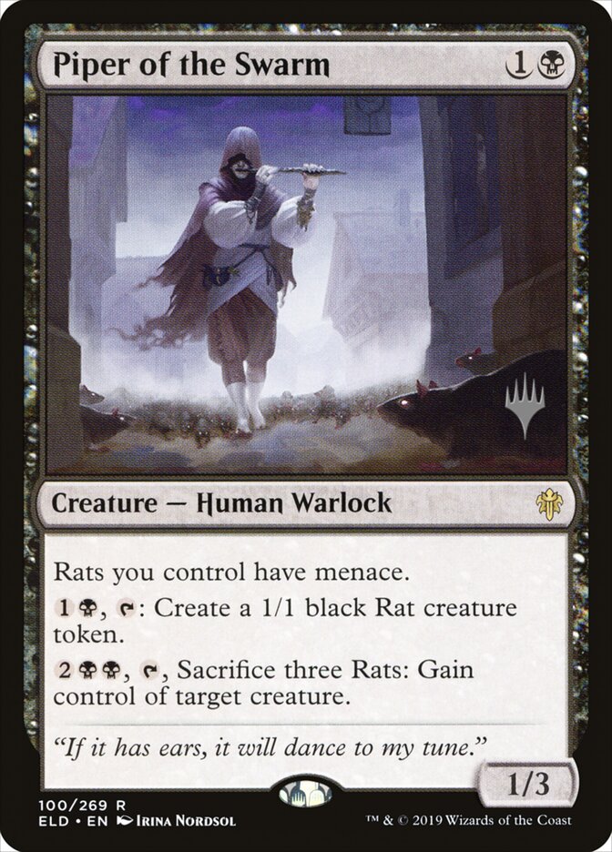 Piper of the Swarm (100p) - Throne of Eldraine Promos (PELD)