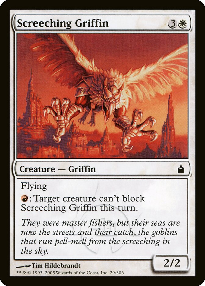 Screeching Griffin (29) - Ravnica: City of Guilds (RAV)