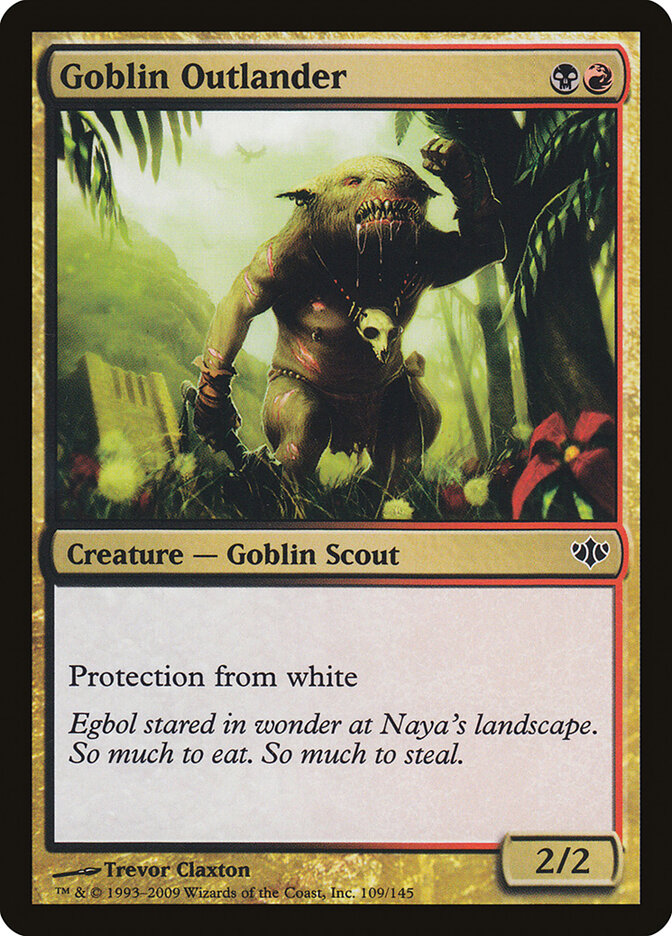 Goblin Outlander (109) - Conflux (CON)