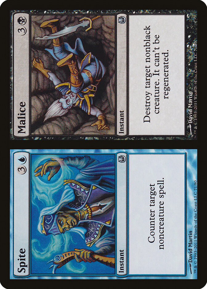 Spite // Malice (71) - Duel Decks: Ajani vs. Nicol Bolas (DDH)