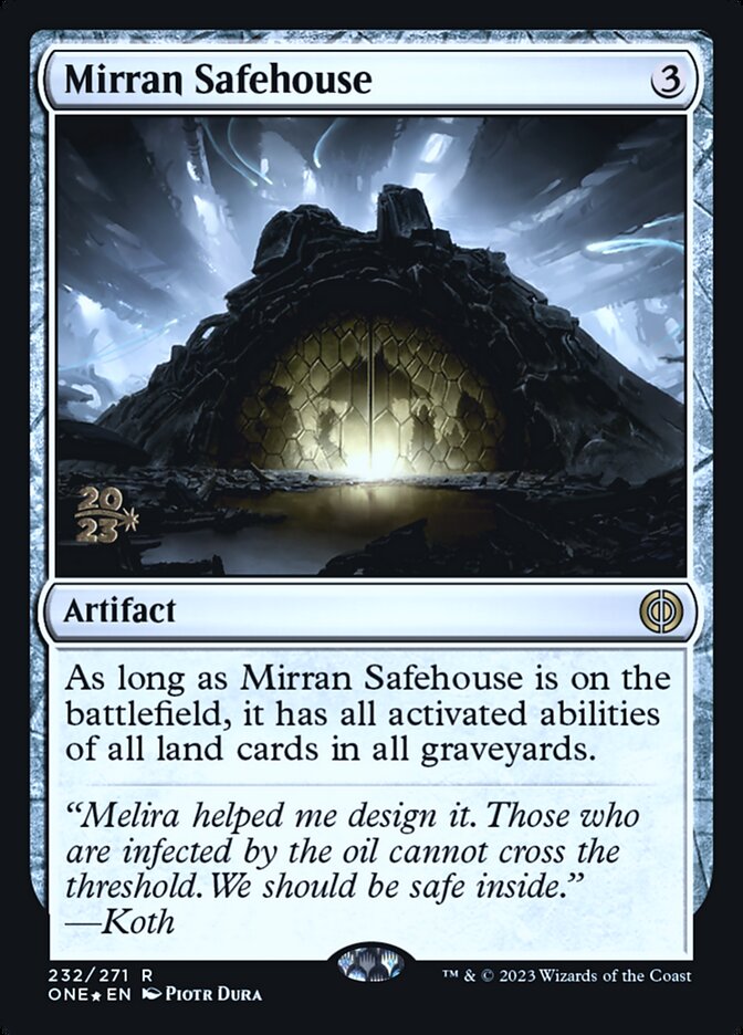 Mirran Safehouse (232s) - Phyrexia: All Will Be One Promos (PONE)