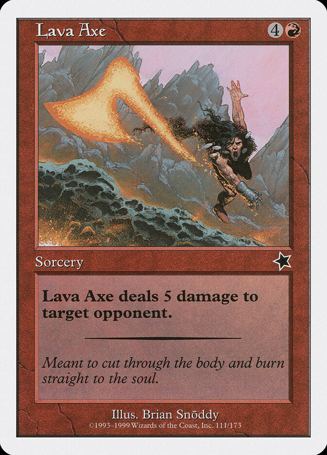 Lava Axe (111) - Starter 1999 (S99)
