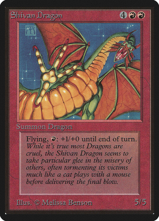 Shivan Dragon (175) - Limited Edition Beta (LEB)