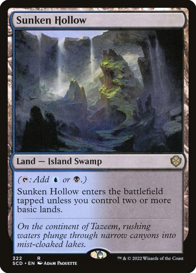 Sunken Hollow (322) - Starter Commander Decks (SCD)