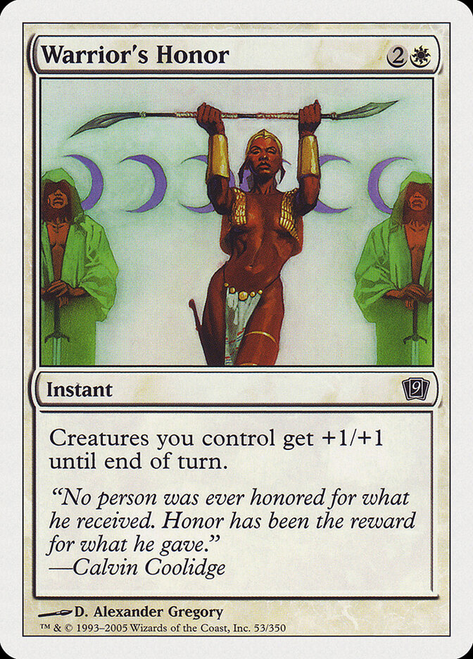 Warrior's Honor (53) - Ninth Edition (9ED)