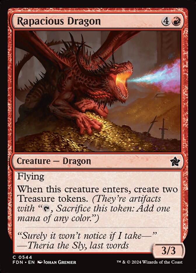 Rapacious Dragon (544) - Foundations (FDN)