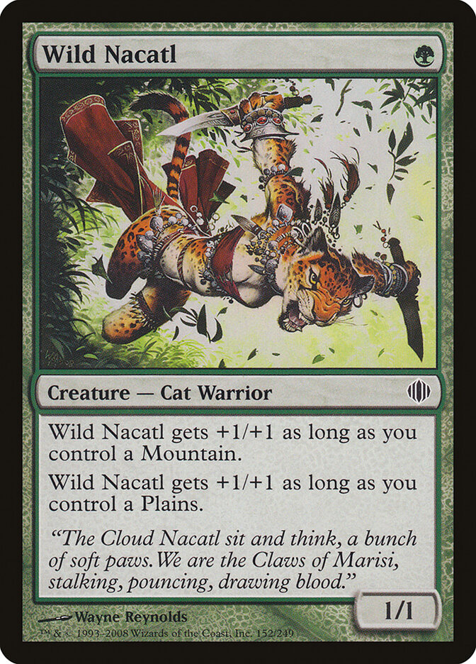 Wild Nacatl (152) - Shards of Alara (ALA)