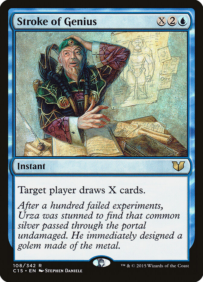 Stroke of Genius (108) - Commander 2015 (C15)