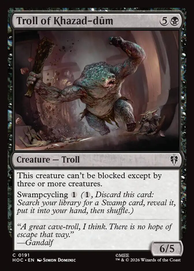 Troll of Khazad-dûm (191) - The Hobbit Eternal (HOC)