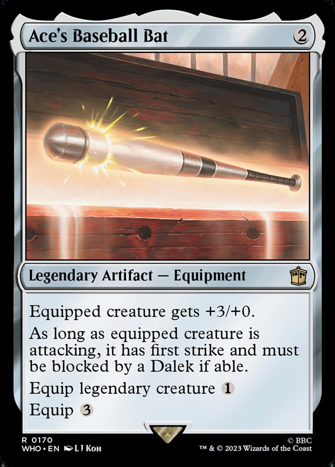 Ace's Baseball Bat (170) - Doctor Who (WHO)