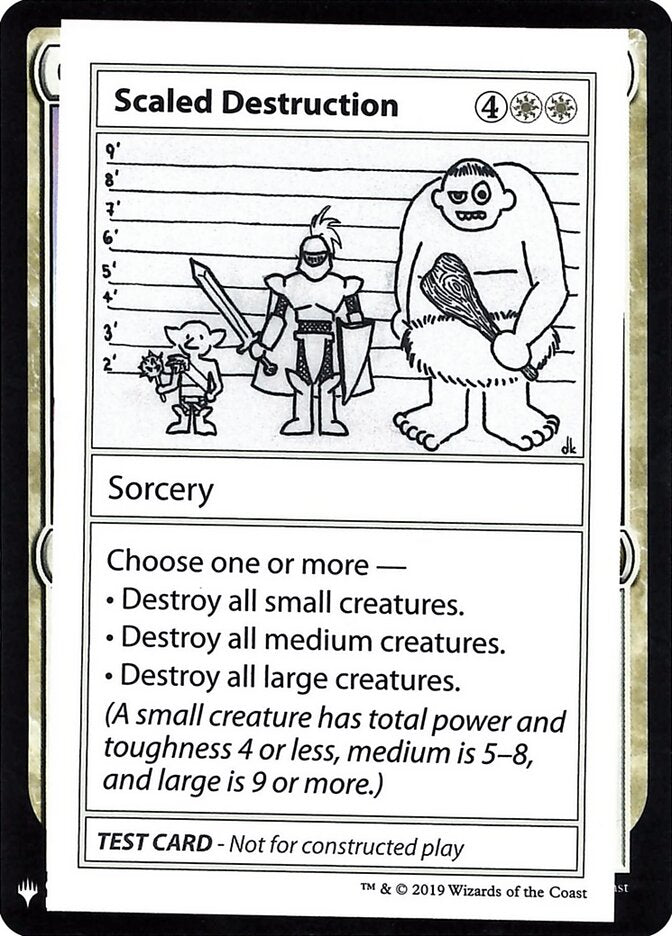 Scaled Destruction (12) - Mystery Booster Playtest Cards 2019 (CMB1)