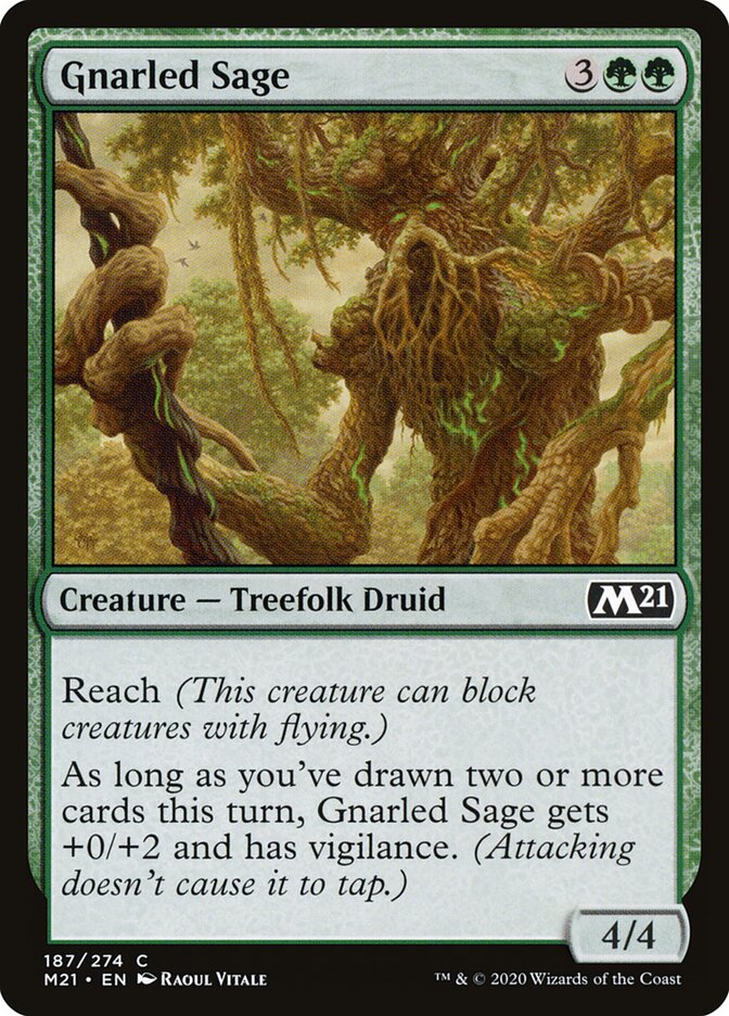 Gnarled Sage (187) - Core Set 2021 (M21)