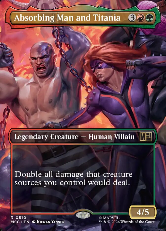 Absorbing Man and Titania (510) - Marvel Super Heroes Commander (MSC)