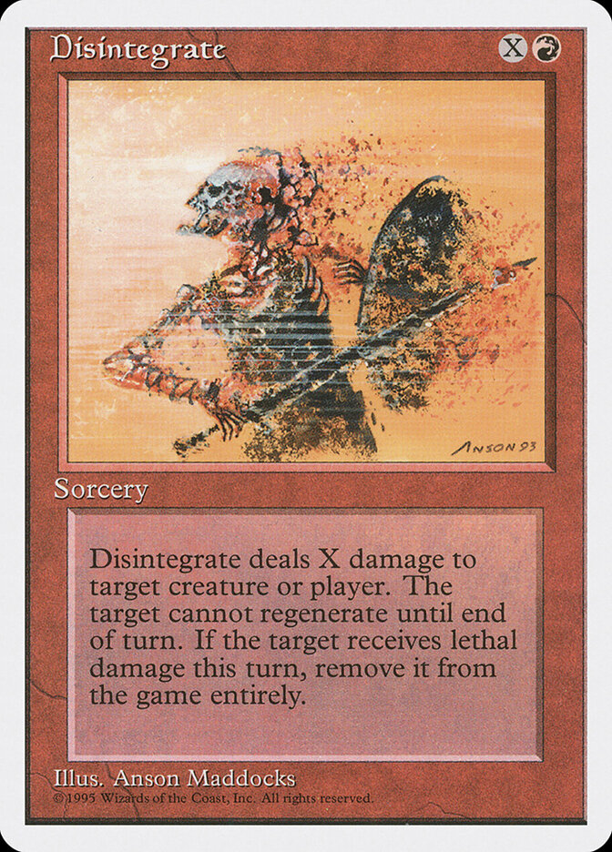 Disintegrate (185) - Fourth Edition (4ED)