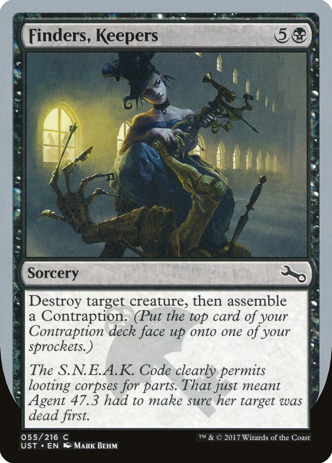 Finders, Keepers (55) - Unstable (UST)