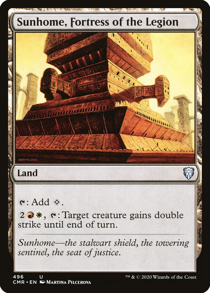 Sunhome, Fortress of the Legion (496) - Commander Legends (CMR)