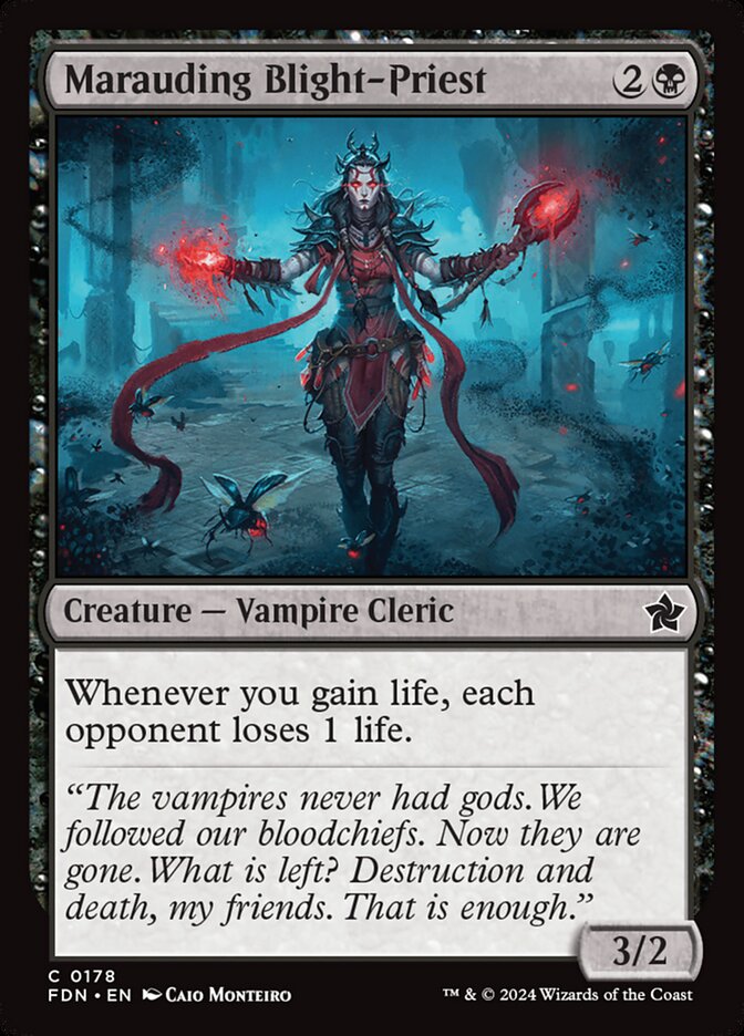 Marauding Blight-Priest (178) - Foundations (FDN)