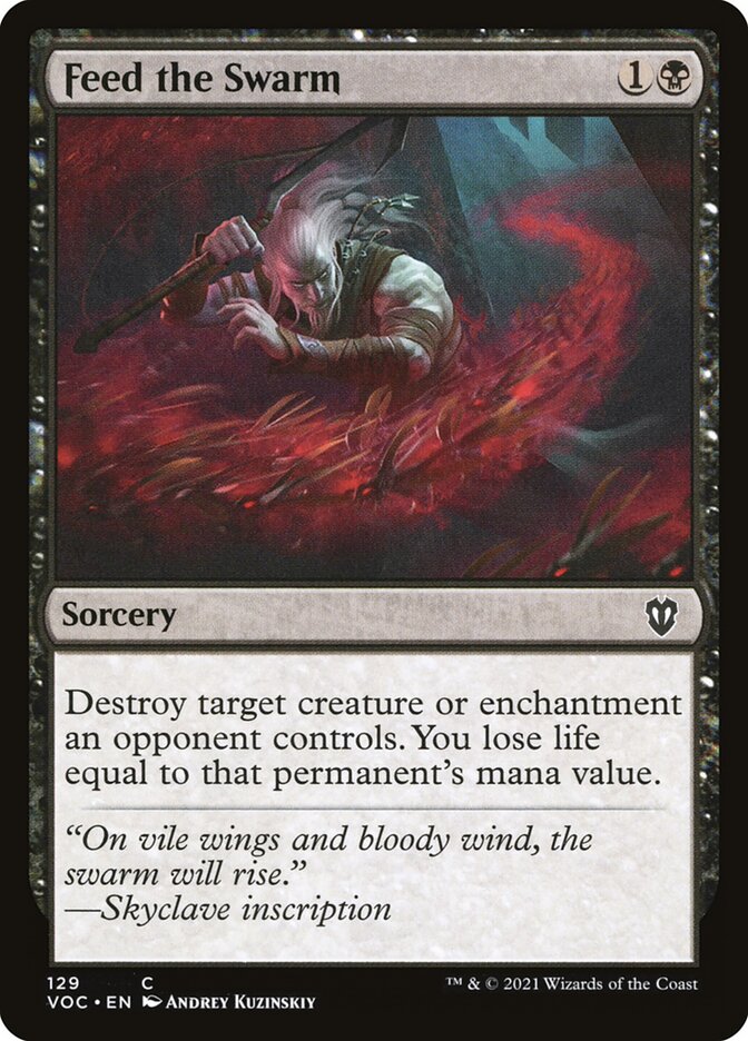 Feed the Swarm (129) - Crimson Vow Commander (VOC)