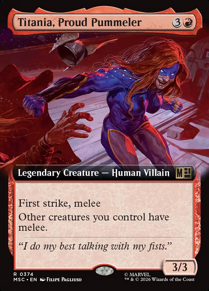 Titania, Proud Pummeler (374) - Marvel Super Heroes Commander (MSC)