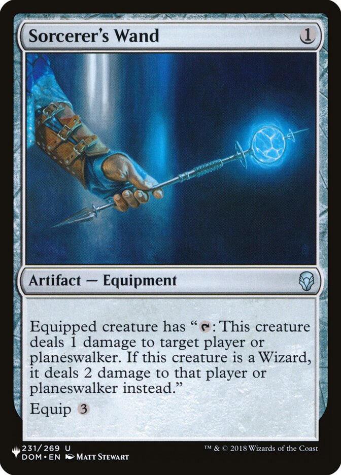 Sorcerer's Wand (DOM-231) - The List (PLST)