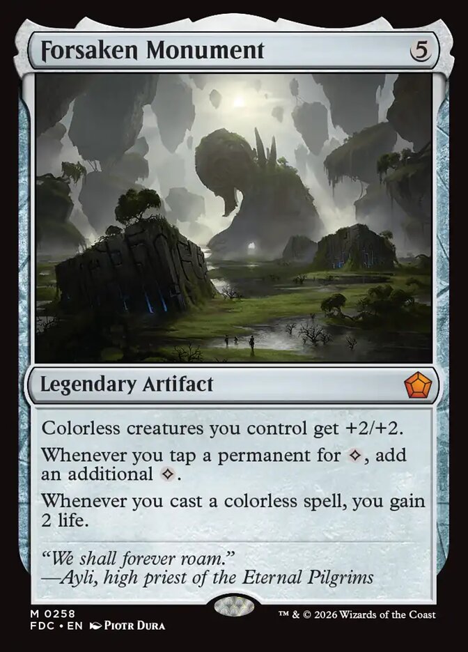 Forsaken Monument (258) - Foundations Commander (FDC)