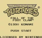 Teenage Mutant Ninja Turtles: Fall of the Foot Clan - Game Boy