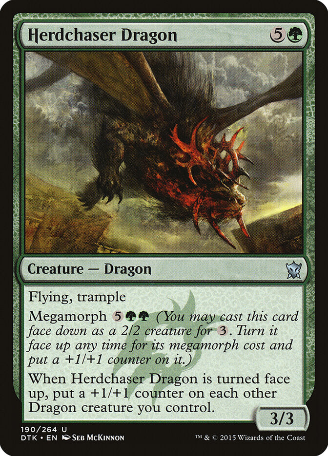 Herdchaser Dragon (190) - Dragons of Tarkir (DTK)