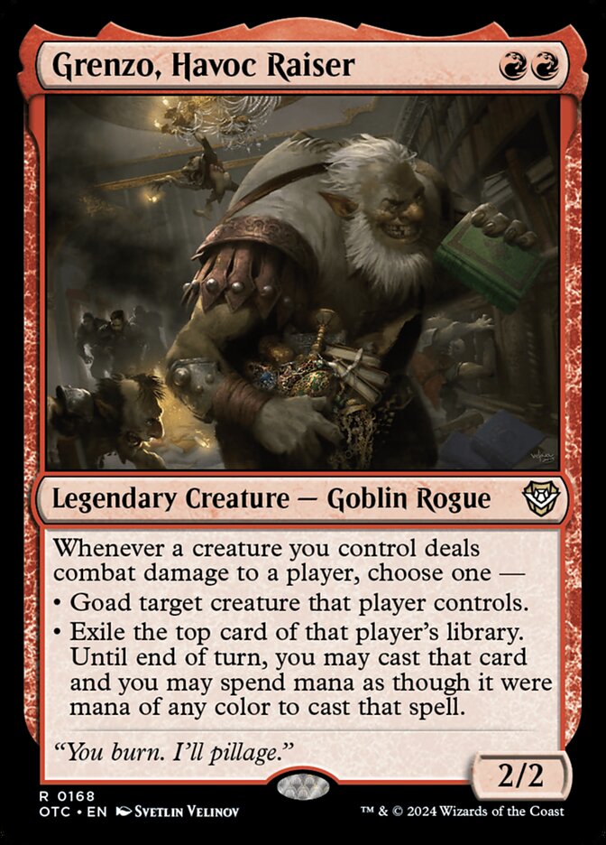 Grenzo, Havoc Raiser (168) - Outlaws of Thunder Junction Commander (OTC)