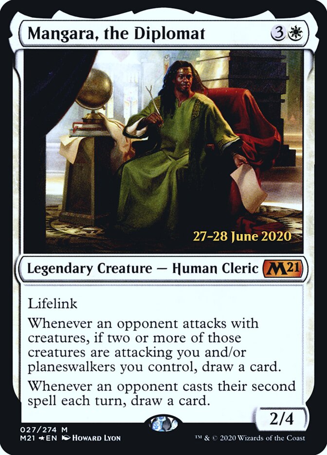 Mangara, the Diplomat (27s) - Core Set 2021 Promos (PM21)