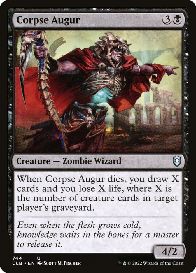 Corpse Augur (744) - Commander Legends: Battle for Baldur's Gate (CLB)