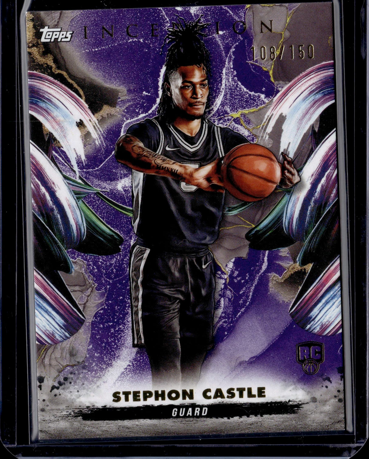2024-25 Topps Inception #3 Stephon Castle Purple