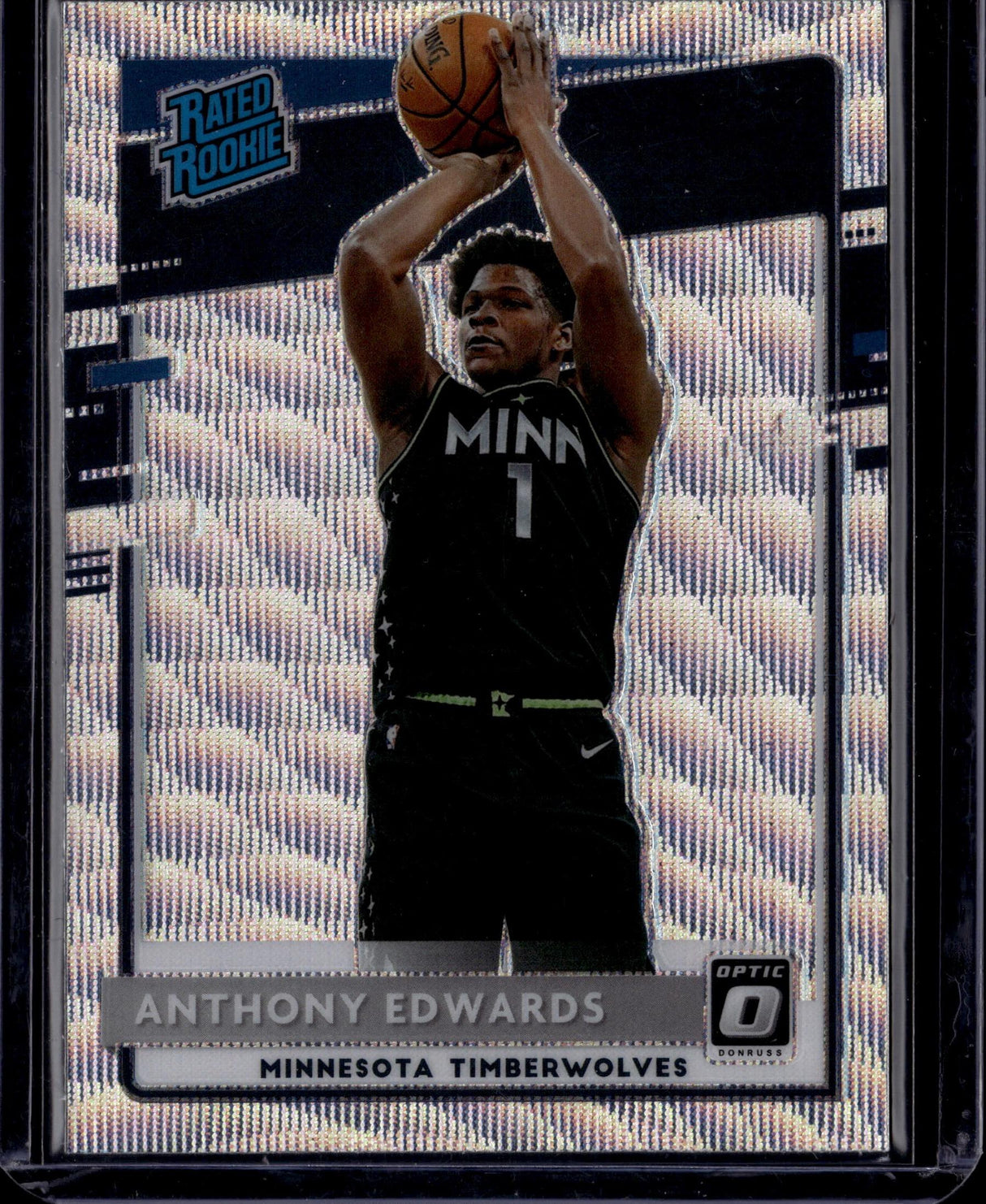 2020-21 Donruss Optic #151 Anthony Edwards Fanatics