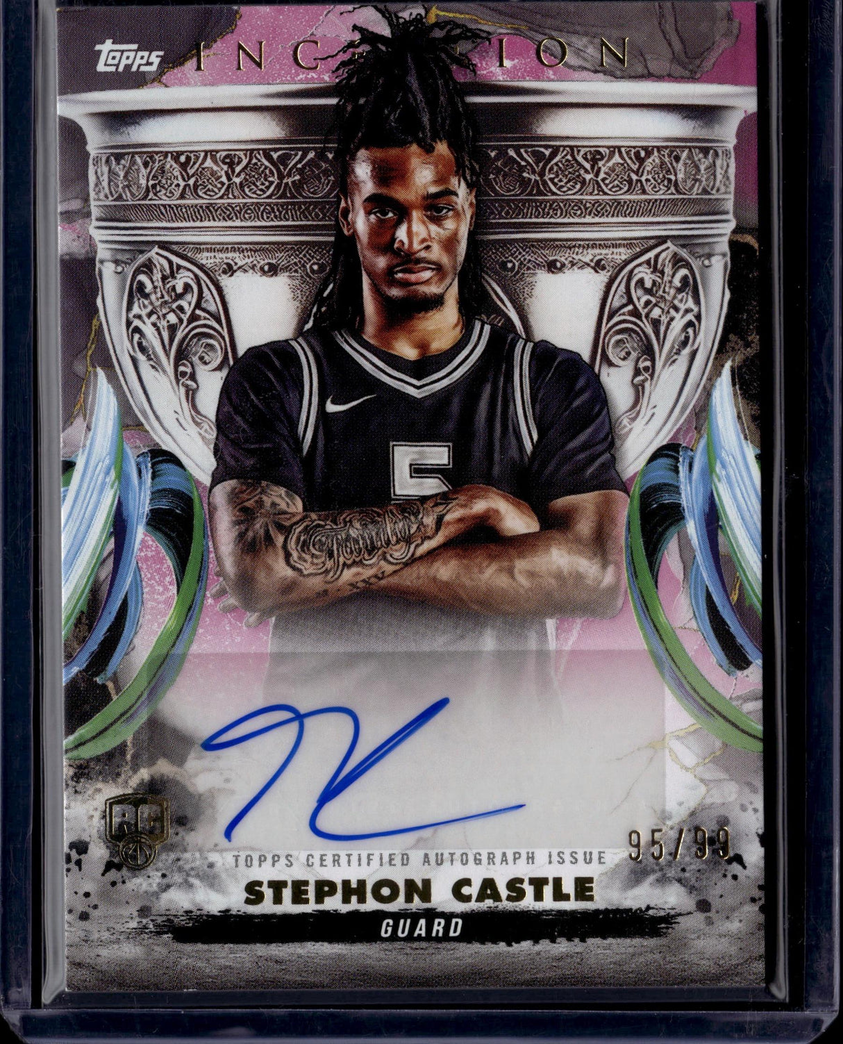 2025 Topps Inception Stephon Castle Grail Chasing Auto /99