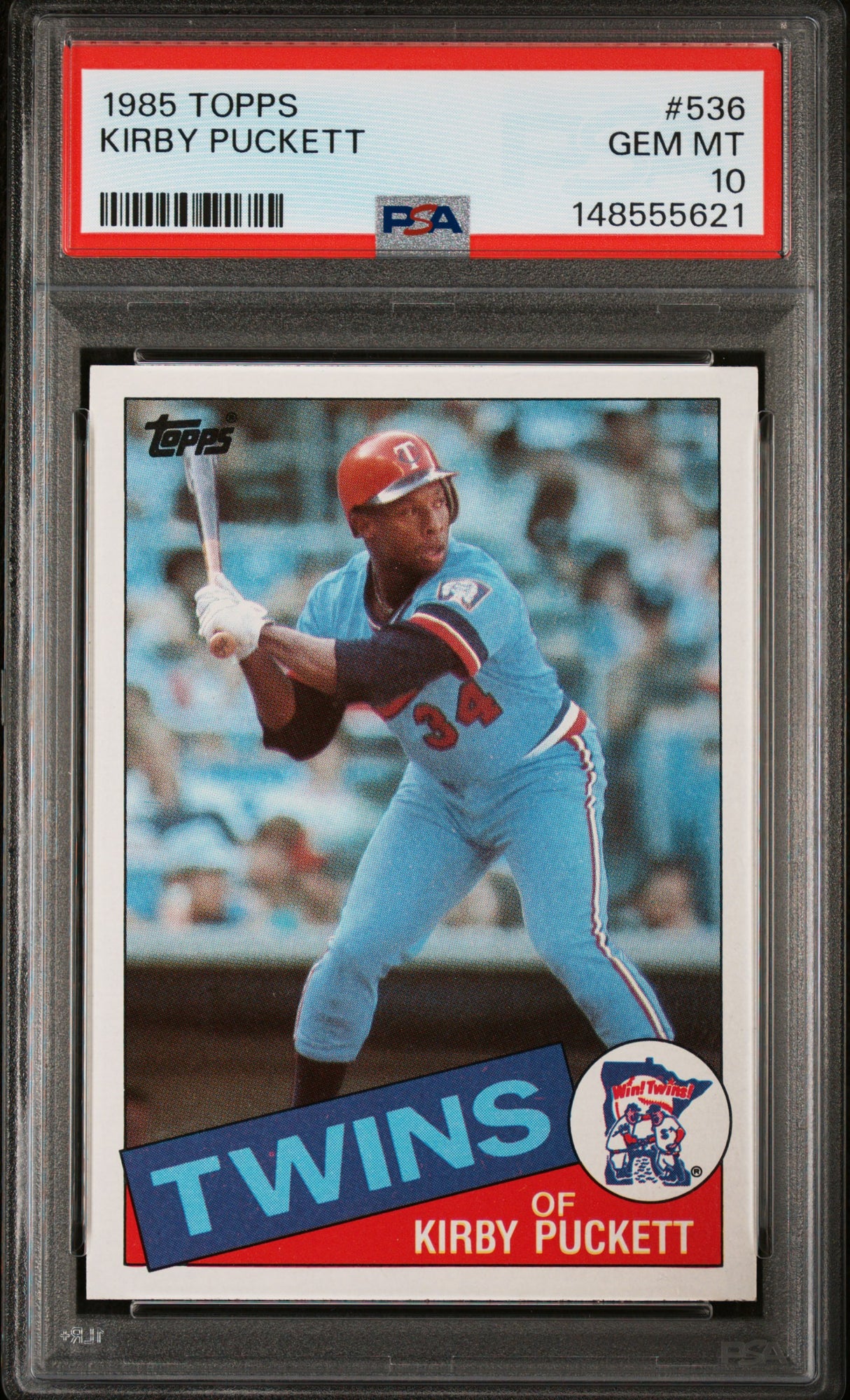 1985 Topps #536 Kirby Puckett PSA 10