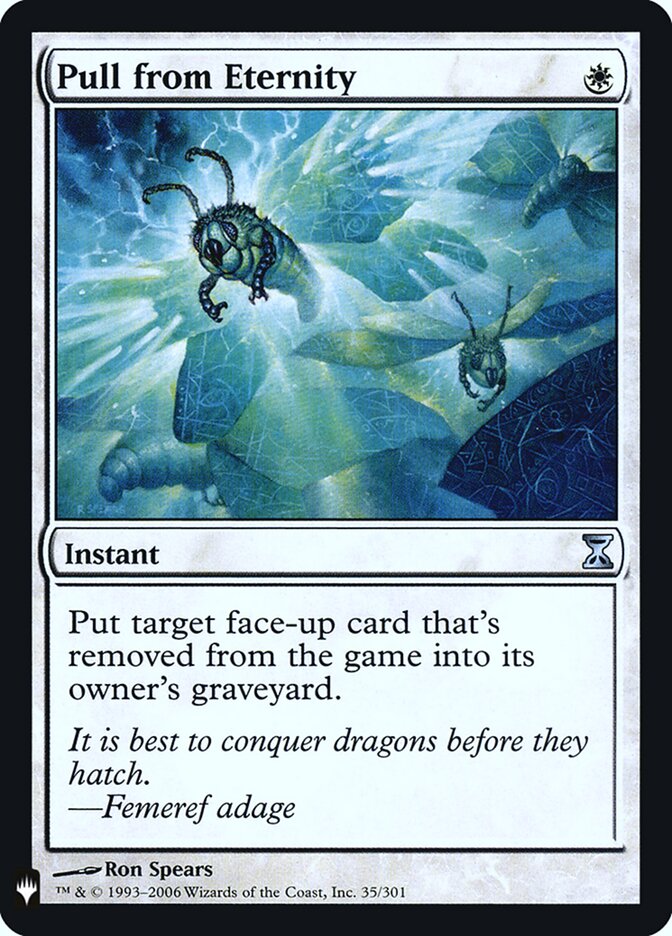 Pull from Eternity (TSP-35) - The List (PLST)