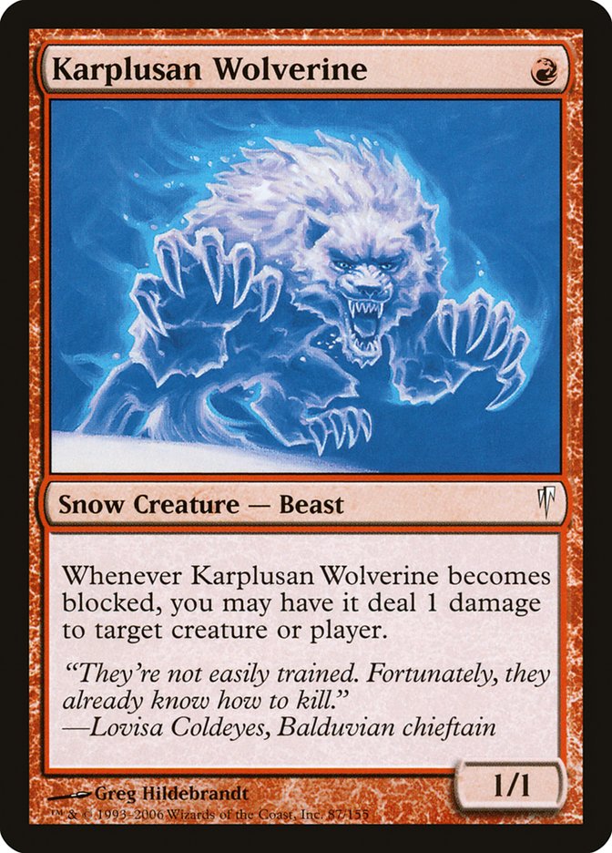 Karplusan Wolverine (87) - Coldsnap (CSP)