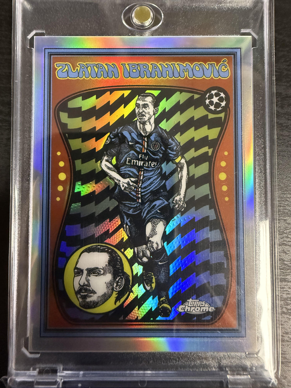 2025-26 Topps Chrome UEFA Club Competitions Zlatan Ibrahimović Ultra Violet