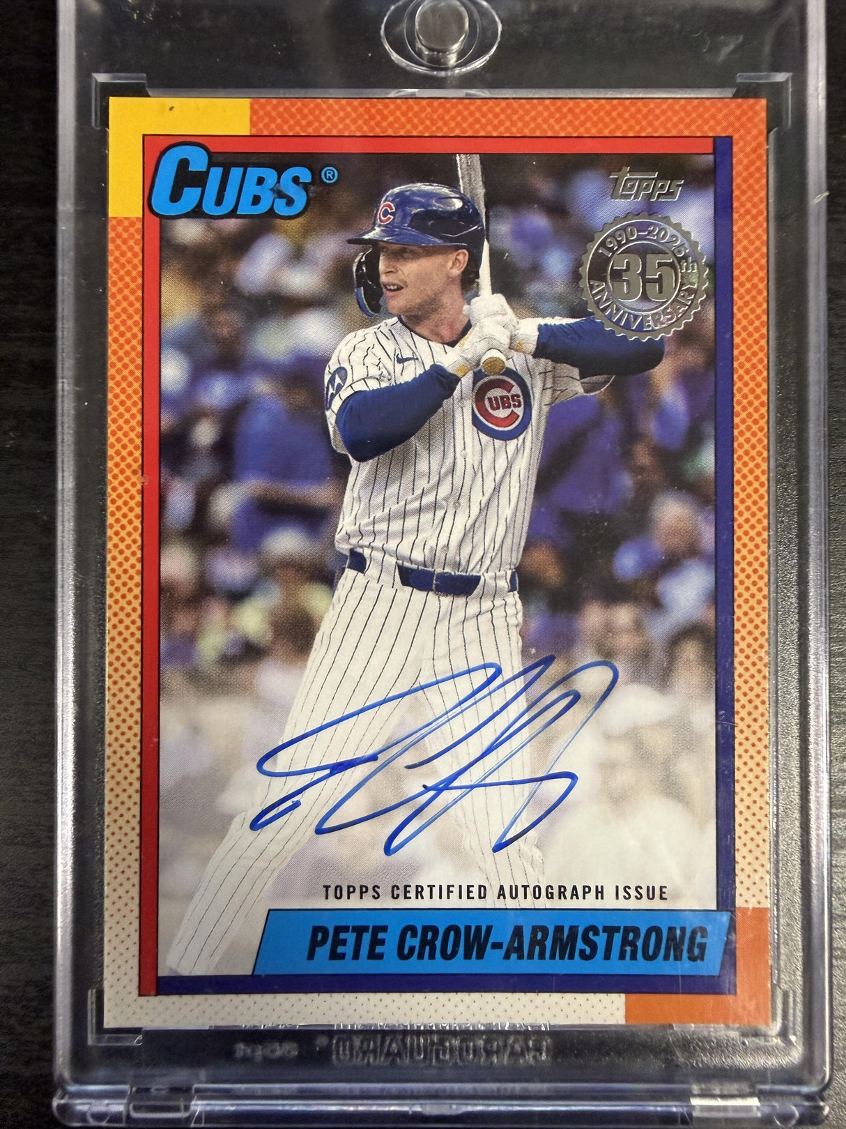 2025 Topps Pete Crow-Armstrong 35th Anniversary Auto (Series Two)