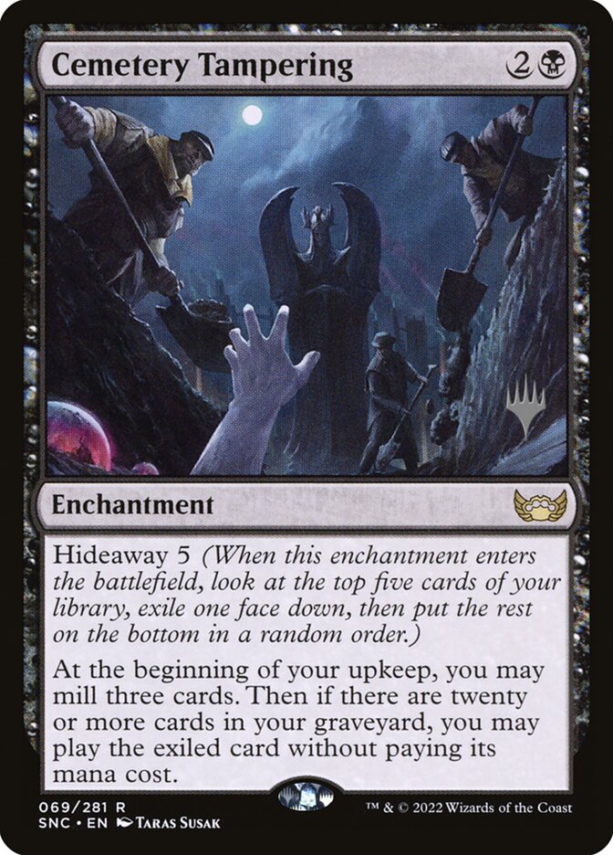 Cemetery Tampering (69p) - Streets of New Capenna Promos (PSNC)