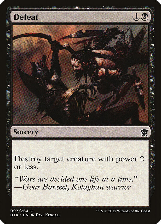 Defeat (97) - Dragons of Tarkir (DTK)