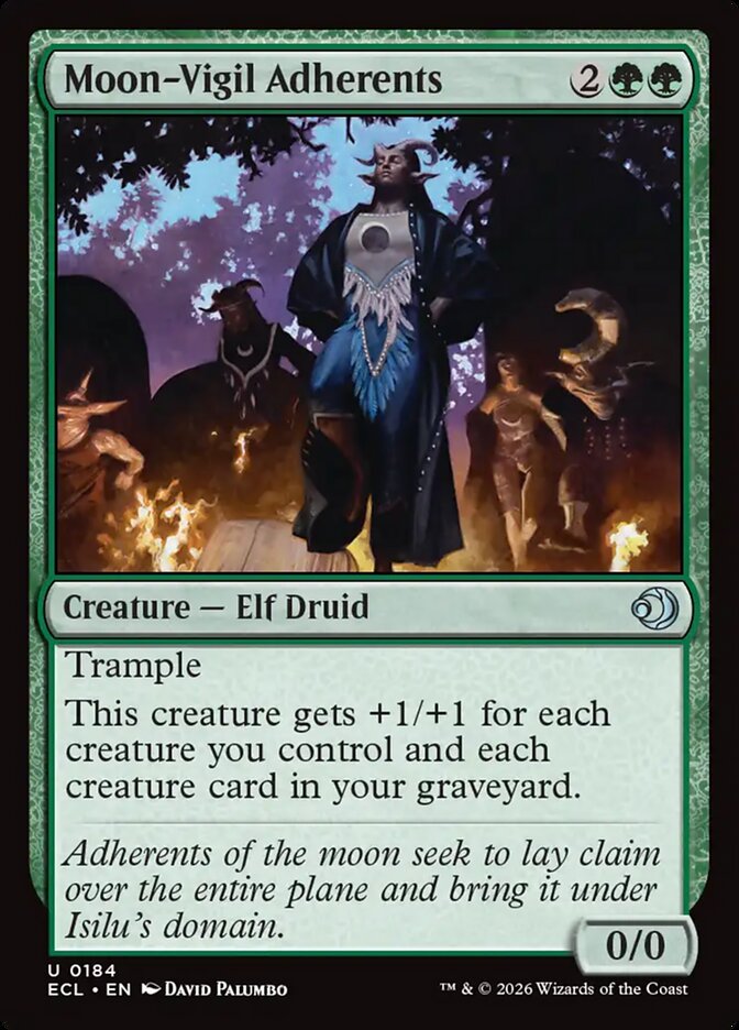 Moon-Vigil Adherents (184) - Lorwyn Eclipsed (ECL)