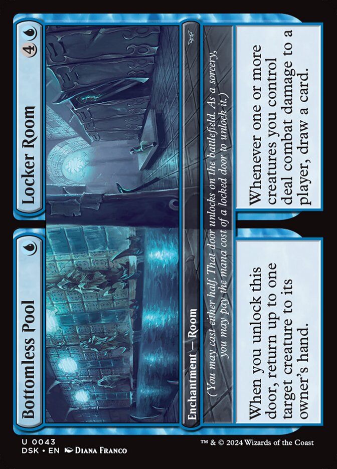 Bottomless Pool // Locker Room (43) - Duskmourn: House of Horror (DSK)